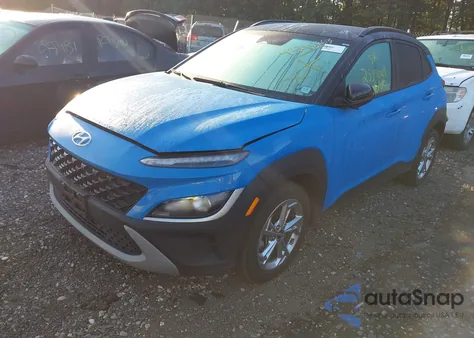 2022 Hyundai Kona Sel z USA, uszkodzony, nr VIN KM8K6CAB4NU890054